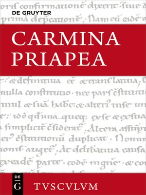 cover image of Carmina Priapea